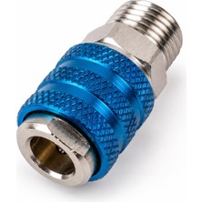 Esplendor (1 Adet) Hortum Pnömatik/kompresör Hava Bağlantı Kaplini 1/2 ve 1/4 Bağlantı Erkek Dişi Dişli 10 mm