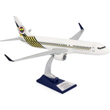 Esplendor Zekupp Boeing 737-800 1/100 Ölçek Fenerbahçe Lisanslı Beyaz Tasarım Maket Uçak