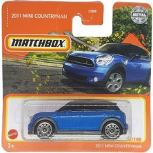 Esplendor Kibrit Kutusu - 2011 Mini Countryman - Mbx 2/100 - HFR71 - Kısa Kart - Süper Hızlı Lesney - Mavi - Mattel 2022