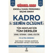 Güneş Kitabevleri 2026 Engelli Kamu Personeli Seçme Sınavı 10 Ultra Deneme