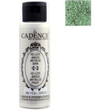 Esplendor Cadence Hi-Lite Magic Metalik Boya, Yeşil 389, Hobi ve Dekoratif Amaçlı