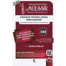 Kuram Kitap Müessir Ceza Hukuku Özel Hükümler ve Ceza Muhakemesi Hukuku Soru Bankası