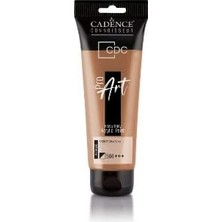Esplendor Cadence Proart Heavy Body Metalik Ultra Parlak Akrilik Boya PRD-504 Bronz 120ML Beyaz Tek Ebat