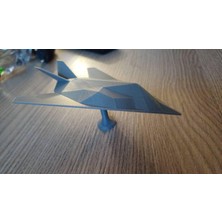 Esplendor F-117 Savaş Uçağı Modeli Siyah Renk 15 cm Ev Ofsi Dekoratif Obje