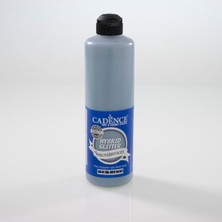 Esplendor Cadence Hybrid Glitter Multisurface Akrilik Boya, Napolyon Mavi, Altın Simli, 500 ml