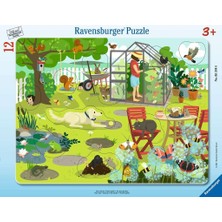 Esplendor Ravensburger 12 Parçalı Büyük Çerçeveli Puzzle Bahçede