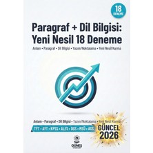 Güneş Kitabevleri Paragraf + Dil Bilgisi: Yeni Nesil 18 Deneme