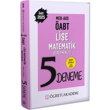 Öğreti Akademi Yayıncılık 2025 Kpss Öabt Lise Matematik 5 Deneme