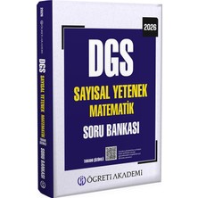 Öğreti Akademi Yayıncılık 2026 Dgs Sayısal Yetenek Matematik Tamamı Çözümlü Soru Bankası