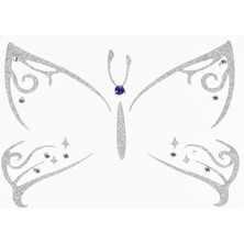 Esplendor Herma Face Art Decor Yuz Susleme Etiketi Kelebek