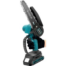 Esplendor Assur 18V Akülü Ağaç Budama Testere, Çift Akü, 15 cm Pala, Metal Dişli Şanzıman,mavi, Taşıma Çantalı