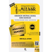 Kuram Kitap Müessir Anayasa Hukuku Soru Bankası