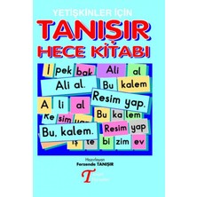Tanışır Yayınları Yetişkinler Hece Kitabı