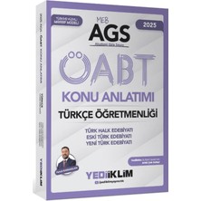 Yediiklim Yayınları 2025 Meb-Ags Öabt Türkçe Öğretmenliği Türk Halk Edebiyatı Eski Türk Edebiyatı Yeni Türk Edebiyatı Konu Anlatımı