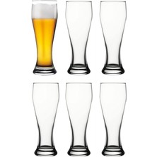 Esplendor Paşabahçe 42126 Weizenbeer & Pils Bira Bardağı 520CC - 6 Adet
