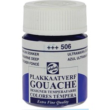 Esplendor Talens Gouache Jar 16ML Guaj Boya, Ultramarine Deep 506 8712079055431