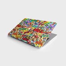 Esplendor Laptop Sticker Bilgisayar Notebook Pc Kaplama Etiketi Music Bomb