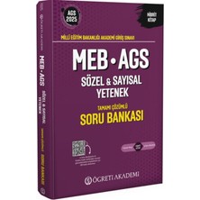 Öğreti Akademi Yayıncılık 2025 Meb-Ags Soru Bankası Tamamı Çözümlü Sözel-Sayısal Yetenek