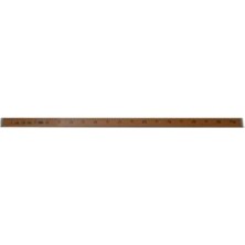 Esplendor Sevdik Tokıa Manifatura Cetvel Ahşap Metal Uçlu 100 cm Uzunluk, 34681C