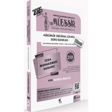 Kuram Kitap Müessir Idari Hakimlik ve Idari Yargı Ön Sınavı Için Ceza Muhakemesi Hukuku