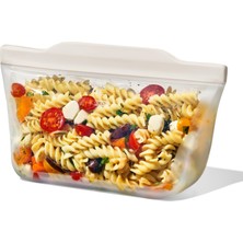 Esplendor Oxo Good Grips Silikon Yeniden Kullanılabilir Çanta Stand-Up Quart (32 Oz) - Yulaf