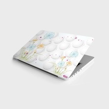 Esplendor Laptop Sticker Notebook Pc Kaplama Etiketi Renkli Çiçek