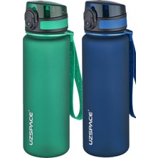 Esplendor Uzspace 2'li Tritan Matara Seti 500 ml 14 Farklı Renk Seçeneği Fiftyfifty Koyuyeşil-Lacivert