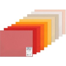TeknoKapsül Canson Manipack 10LU Mi-Teintes 50 x 65 Fon Kartonu Sıcak Tonlar - 31032S141