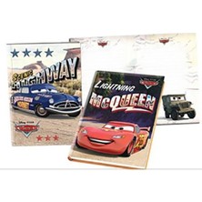 TeknoKapsül Cars Lüks Kilitli 14X20 cm 208 Sayfa Hatıra Defteri
