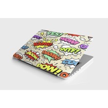 Esplendor Laptop Sticker Notebook Pc Kaplama Etiketi Konuşma Balonları