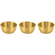 Esplendor 3 Adet 304 Çelik 50 ml Mini Sosluk Kahvaltılık Ketçap Mayonez Sos Kabı MT164SR-3