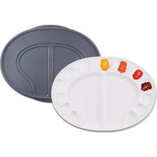 Esplendor Mijello Kapaklı Plastik Oval Palet