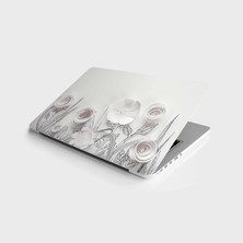 Esplendor Laptop Sticker Bilgisayar Notebook Pc Kaplama Etiketi 3D Kağıt Çiçekler
