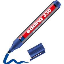 Esplendor Edding 330 Permanent Markör - Mavi - 1 Kalem - 1-5 mm Kesik Uçlu