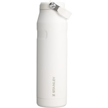 Esplendor Stanley Iceflow™ Aerolight™ Flip Straw 2.0 Pipetli Termos Su Şişesi 1.06 Litre - Beyaz (Frost) | Paslanmaz Çelik