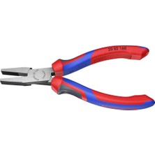 Esplendor Knipex Düz Kargaburun Siyah Atramentize, Çok Bileşenli Saplı 160 mm 20 02 160
