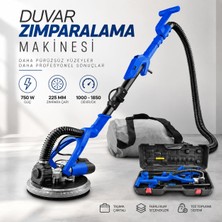 Esplendor 750W Led'li Duvar Zımparalama Makinesi Çantalı Alçı Saten Alçı Tavan Zımpara Makinesi Profesyonel
