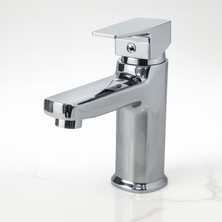 Esplendor Krom Lavabo Bataryası Paslanmaz Gövde Tek Kollu Sıcak Soğuk Su Ayarlı Şık Modern Musluk