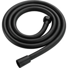 Esplendor Ahlez Banyo Mat Siyah Pvc Hortum Duş Spirali 150CM Tüm Duş Başlıklarıyla Uyumludur