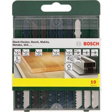 Esplendor Bosch - 10 Parça Dekupaj Testere Seti Karışık (Promo)