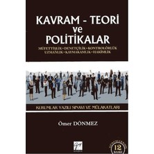 Gazi Kitabevi Kavram Teori ve Politikalar - 2017 Kurumlar Yazılı Sınavı ve Mülakatları
