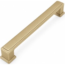 Esplendor Ametist 160 mm (16 Cm) Mat Altın Metal Dolap Çekmece Mobilya Kulpu Avangart Dolap Kulbu Kulp