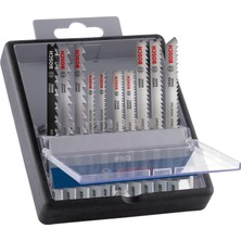 Esplendor Bosch 10 x Pro Ahşap ve Laminat Testere Bıçağı Seti (Sert Ahşap, Parke, Uzunluk 83 Mm, Profesyonel Aksesuar Dekupaj Testeresi Için)