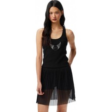 Esplendor Unıted4 Slim Fit Kadın Siyah Atlet