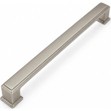 Esplendor Ametist 192 mm (19,2 Cm) Mat Saten Metal Dolap Çekmece Mobilya Kulpu Avangart Dolap Kulbu Kulp