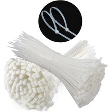 Esplendor Sekatech Çetsan 4,8X380 Beyaz 38CM Kablo Bağı Plastik Cırt Kelepçe TOPLAYICI-100 Adet