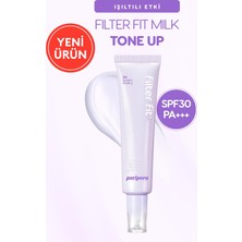 Esplendor Peripera, Işıltılı, Ton Eşitleyici Krem Filter Fit Milk Tone Up (004 Glowy Purple) SPF30 Pa++