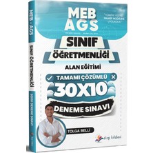 Dizgi Kitabevi 2026 Meb Ags Öabt Sınıf Öğretmenliği Alan Eğitimi Tamamı Çözümlü 10 Deneme Sınavı