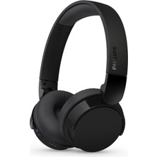 Esplendor Philips TAH3209BK Hafif Kulak Üstü Kablosuz Bluetooth Kulaklık, Pasif Gürültü Yalıtımlı, 25 Saat Çalma Süresi, Net Çağrılar, Dinamik Bas, 2 Saat Usb-C Şarj, Siyah