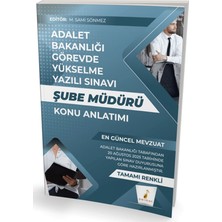 Pelikan Tıp Teknik Yayıncılık Gys Adalet Bakanlığı Görevde Yükselme Yazılı Sınavı Şube Müdürü Konu Anlatımı